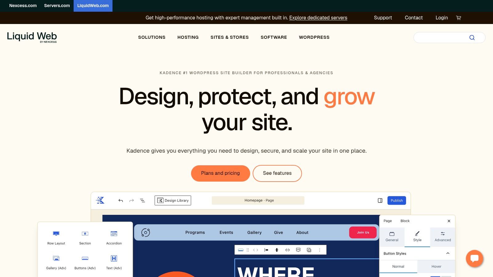 Kadence Theme by Kadence and Nexcess