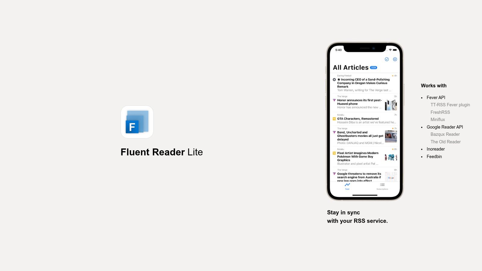 Fluent Reader Lite