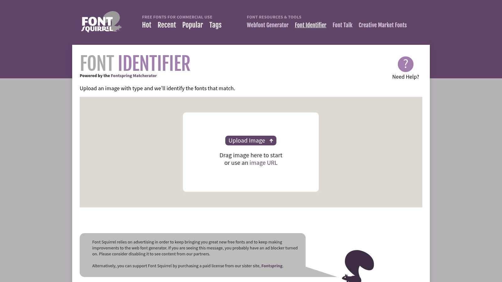 Font Squirrel Matcherator