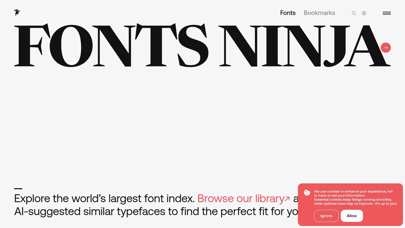 Fonts Ninja (Fontface Ninja)
