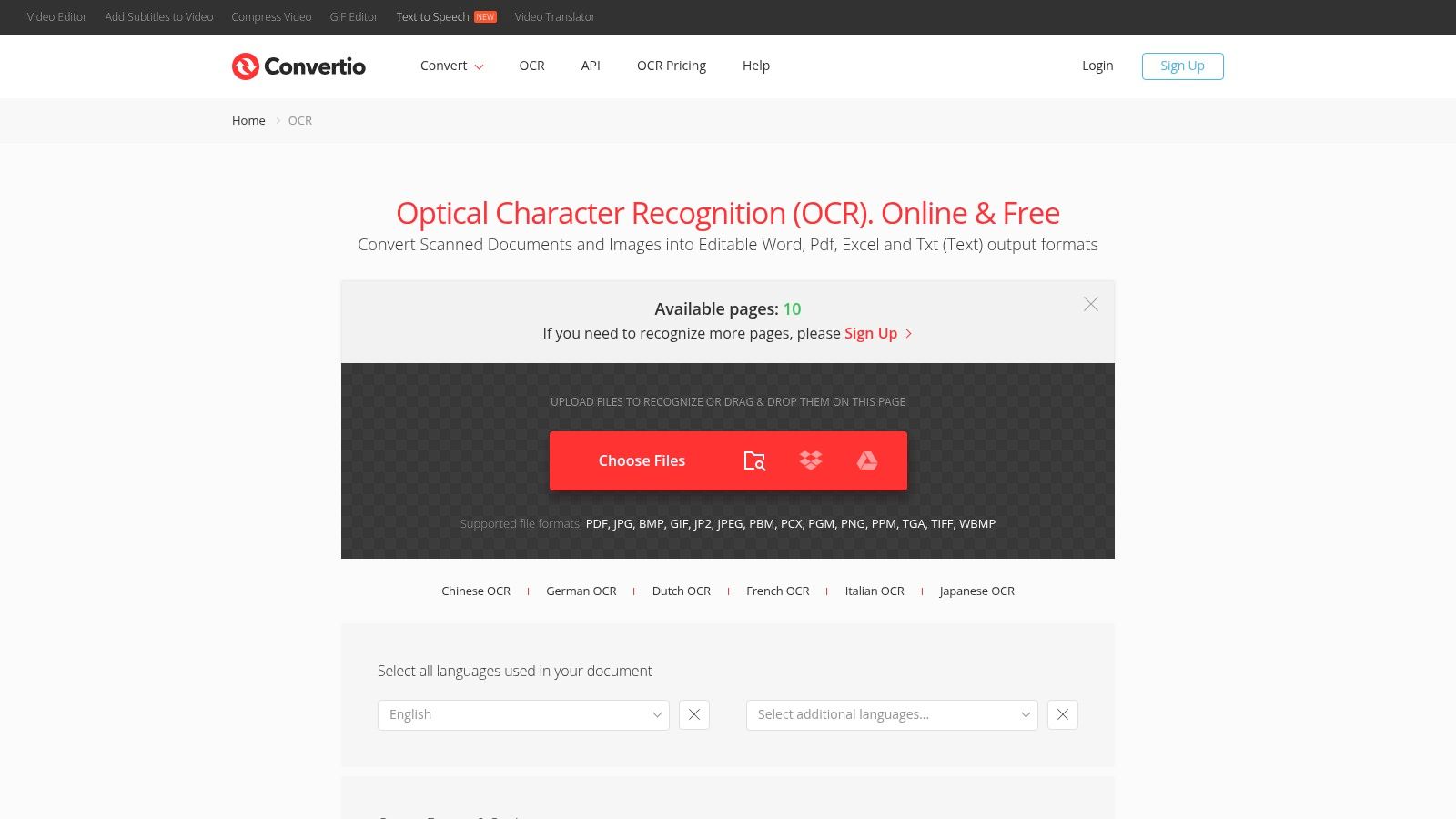 PDF24 Tools – OCR PDF